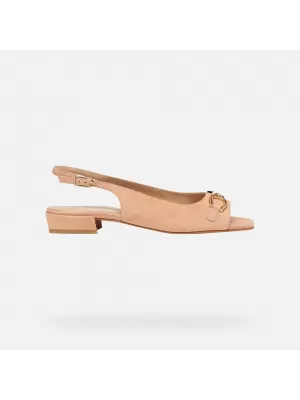 Dámske sandále GEOX NEW ERAKLIA 15 G012991 BÉŽOVÁ