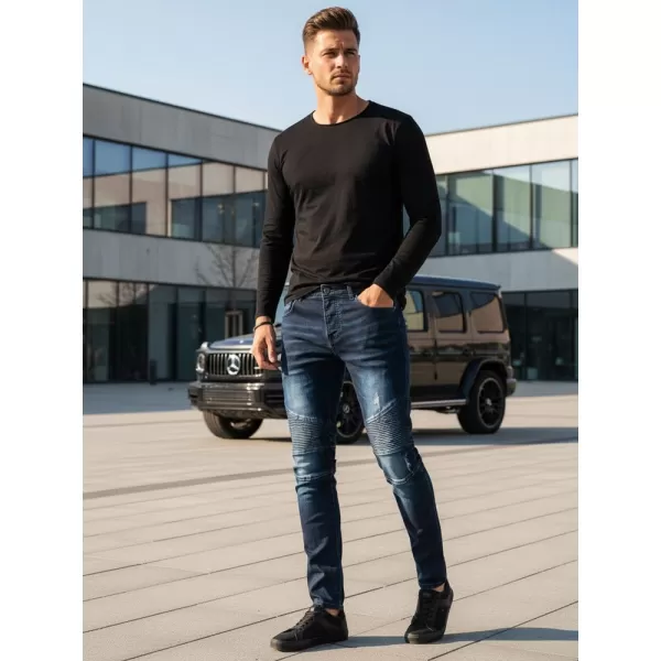  Pánske nohavice DSTREET UX3804 MODRÁ 