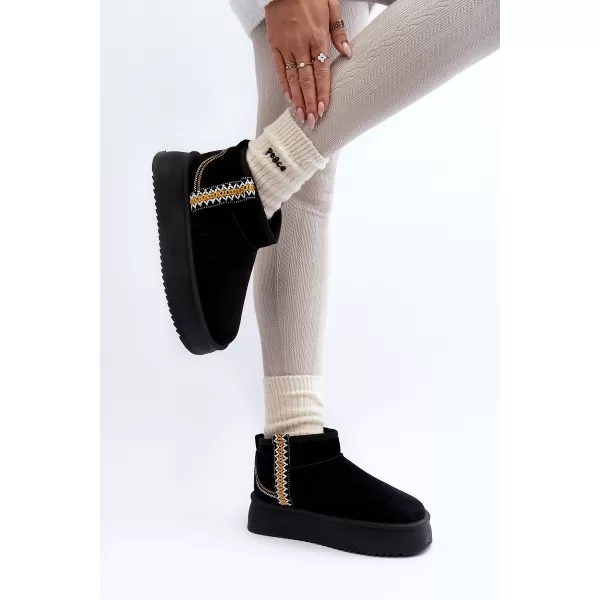  Dámske snehule BOTO UDRA 29605 BLACK 