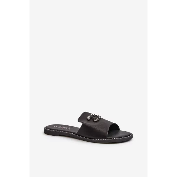  Dámske žabky S.BARSKI KV27-050 BLACK 