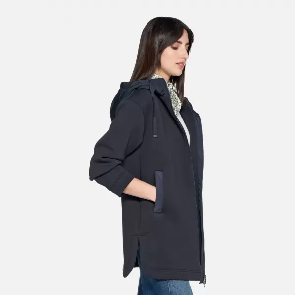  Dámska parka GEOX SWEATER G012426 TMAVO MODRÁ 