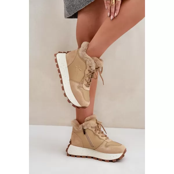  Dámske topánky BIG STAR OO274A330 BEIGE Big Star Shoes 