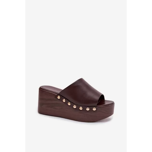  Dámske šľapky BOTO FARINELLE 41623 BROWN 