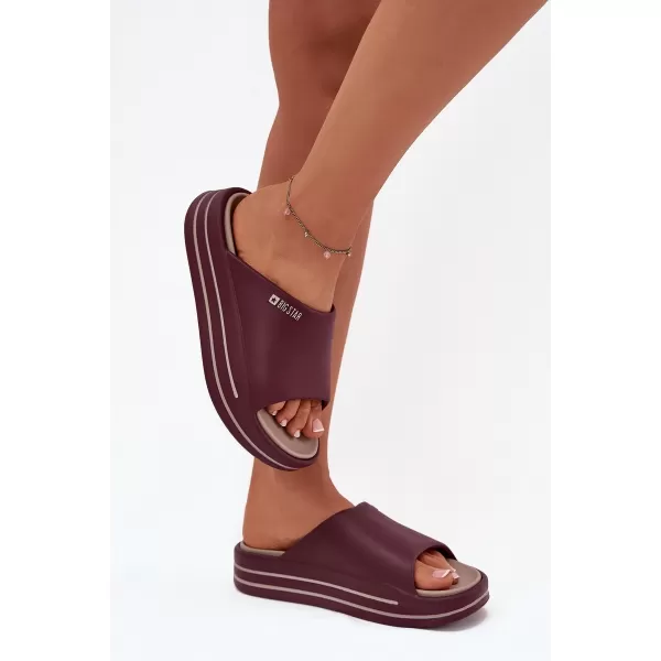  Dámske šľapky BIG STAR SS274425 RED Big Star Shoes 