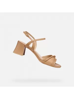 Dámske sandále GEOX NEW ERAKLIA 50 T01 G012953 SVETLO HNEDÁ