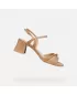Dámske sandále GEOX NEW ERAKLIA 50 T01 G012953 SVETLO HNEDÁ