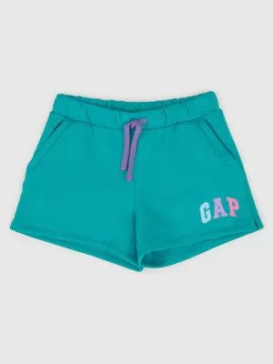 Detské kraťasy GAP LOGO SWEATSHORTS 719777-10 GREEN MIRAGE