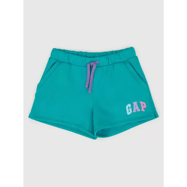  Detské kraťasy GAP LOGO SWEATSHORTS 719777-10 GREEN MIRAGE 