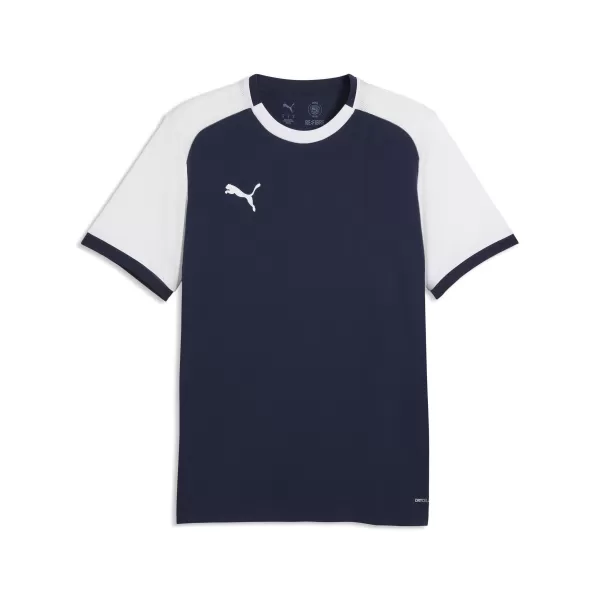  Pánske funkčné tričko PUMA TEAMLIGA26 MATCHDAY JERSEY 706544_06 PUMA NÁMORNÍCKA/PUMA BIELA 