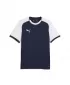 Pánske funkčné tričko PUMA TEAMLIGA26 MATCHDAY JERSEY 706544_06 PUMA NÁMORNÍCKA/PUMA BIELA