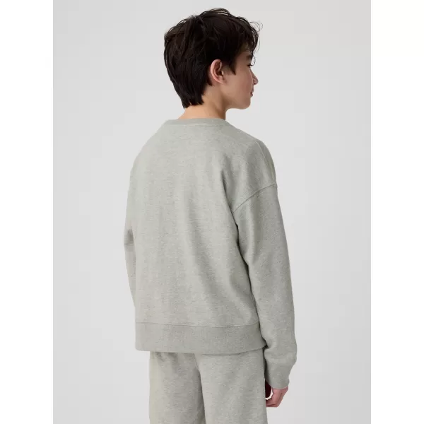  Detská mikina GAP LOGO SWEATSHIRT 406762-00 LIGHT HEATHER GREY 
