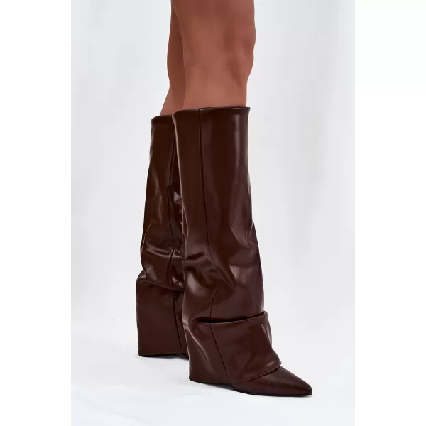  Dámske čižmy BOTO ELIVIRA 40512 BROWN 