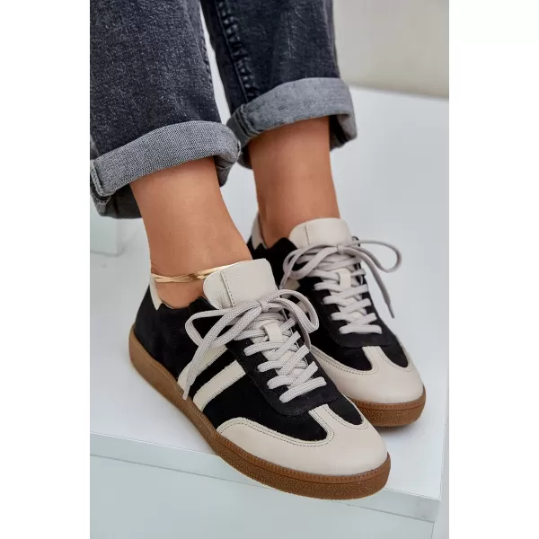  Dámske tenisky ZAZOO N1068 BLACK 