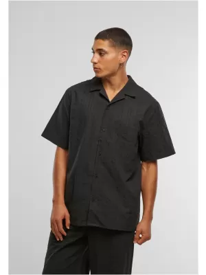 Pánska košeľa URBAN CLASSICS TB7569 ČIERNA