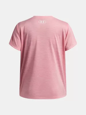 Dievčenské tričko UNDER ARMOUR TECH TWIST WDMK LOGO SS 6007134-600 RUŽOVÁ