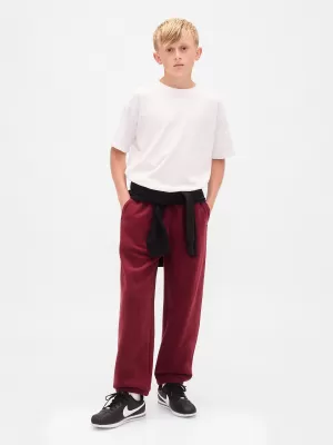 Detské tepláky GAP LOGO SWEATPANTS 813872-04 RED DELICIOUS