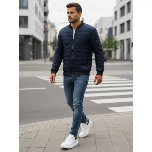  Pánska bunda DSTREET TX2205 TMAVO MODRÁ 