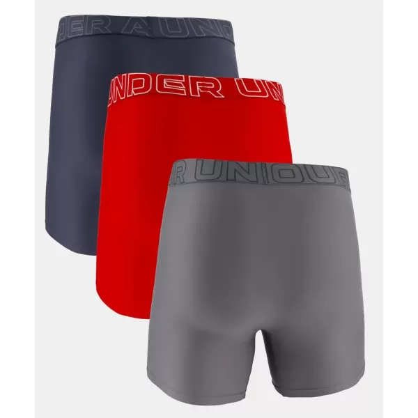  Pánske boxerky UNDER ARMOUR M UA PERF TECH 6IN (3KS) 1383878-044 ŠEDÁ 