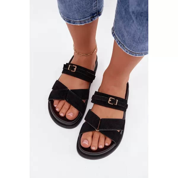  Dámske šľapky BOTO SELORINA 41592 BLACK 