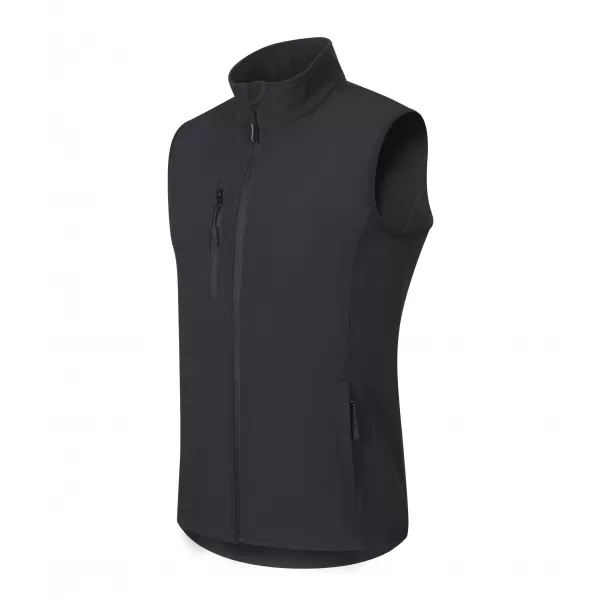  Pánska softshellová vesta ALTISPORT NoPrint NP/ALM865 EBONY GRAY 
