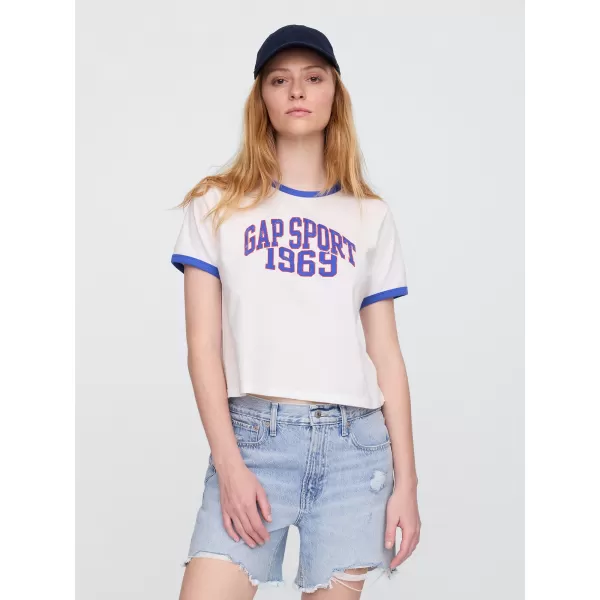  Dámske tričko GAP LOGO TEE 781556-01 NEW OFF WHITE 