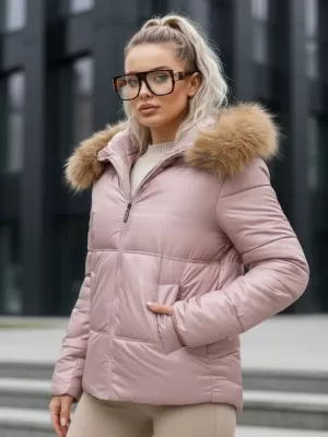 Dámska bunda DSTREET TY5526 RUŽOVÁ