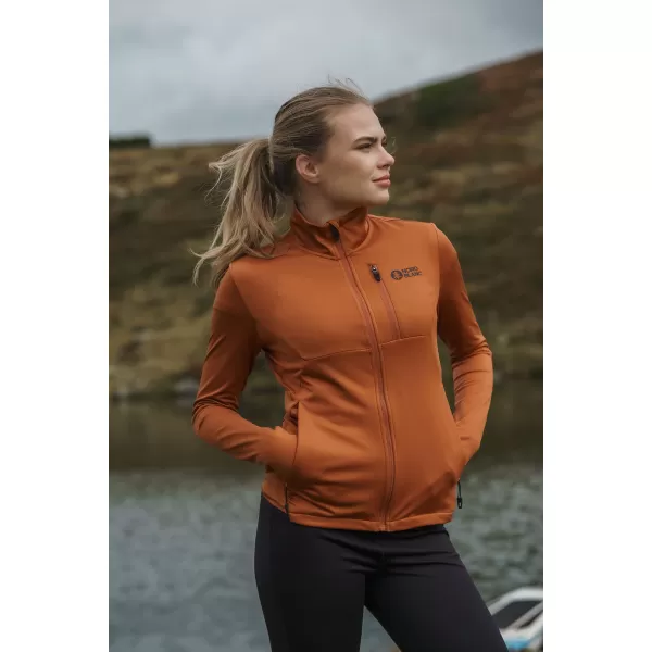  Dámska mikina powerfleece NORDBLANC SEDGE NBWFL8291 HNEDÁ 