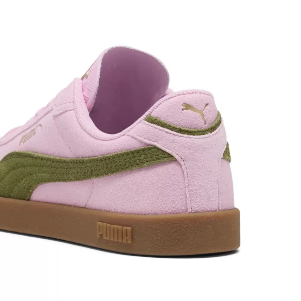  Čižmy PUMA CLUB II ERA SUEDE 400717_31 RUŽOVÝ LESK/OLIVOVO ZELENÁ 