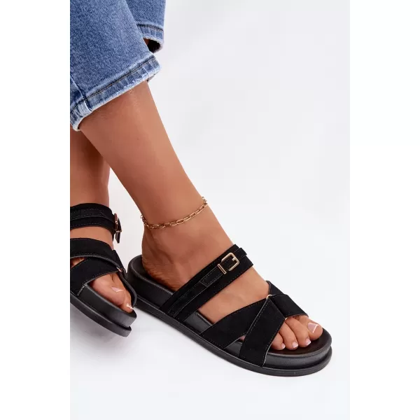  Dámske šľapky BOTO SELORINA 41592 BLACK 