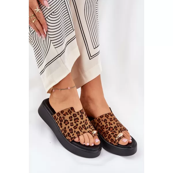  Dámske sandále BOTO SAQESSE 36267 LEOPARD 