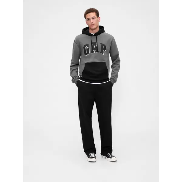  Pánska mikina GAP LOGO PULLOVER HOODIE 795560-01 SHARK FIN 