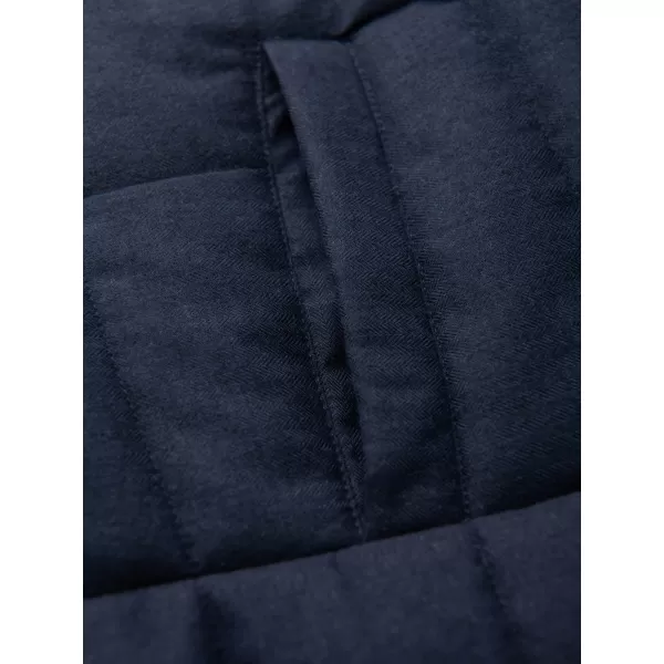  Pánska vesta OMBRE OM-JAVJ-0275 NAVY BLUE MELANGE 