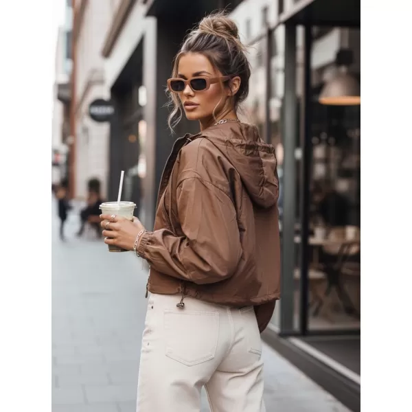  Dámska bunda DSTREET TY4234 KARAMELOVÁ 
