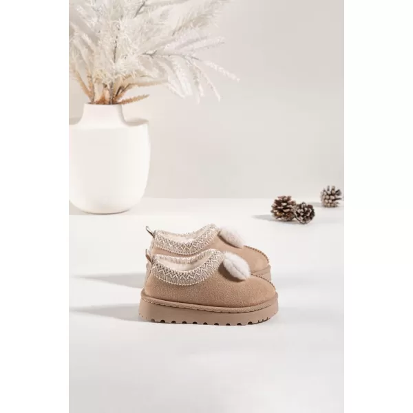  Detské snehule BOTO DAVEN 40657 BEIGE 