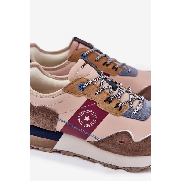  Pánske tenisky BIG STAR RR174475 BEIGE Big Star Shoes 