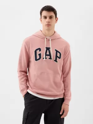 Pánska mikina GAP PULLOVER LOGO HOODIE 868460-01 PINK ROSETTE