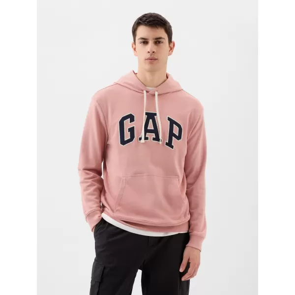  Pánska mikina GAP PULLOVER LOGO HOODIE 868460-01 PINK ROSETTE 