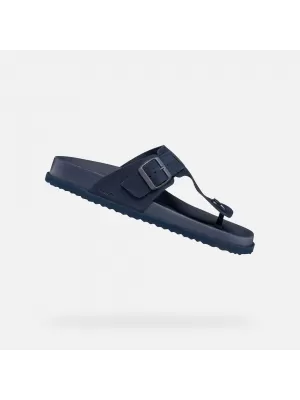 Pánske šľapky GEOX PARNAIBA G014437 TMAVO MODRÁ