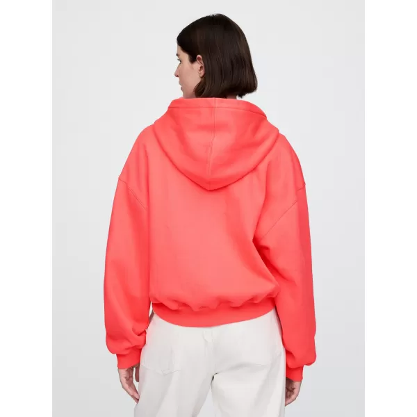  Dámska mikina GAP LOGO PULLOVER HOODIE 746918-03 FRESH CORAL 