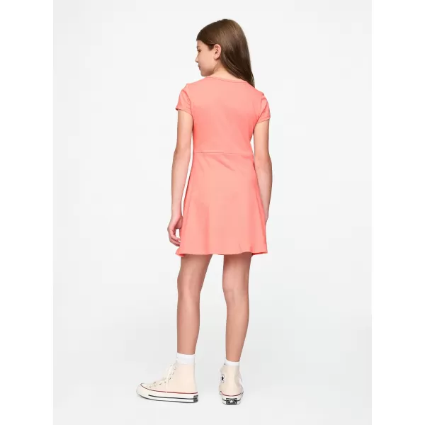  Detské šaty GAP LOGO DRESS 745993-01 TEA ROSE 