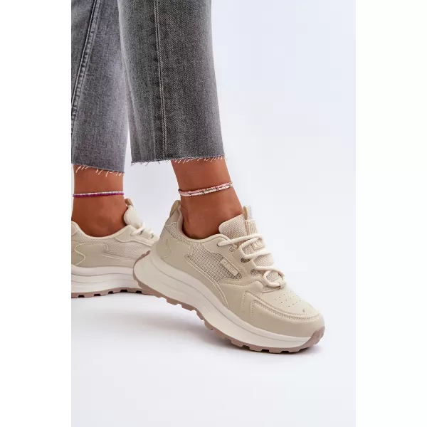  Dámske tenisky BIG STAR NN274A105 BEIGE Big Star Shoes 