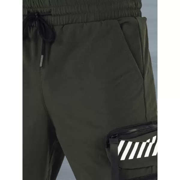  Pánske nohavice DSTREET UX4160 ZELENÁ 