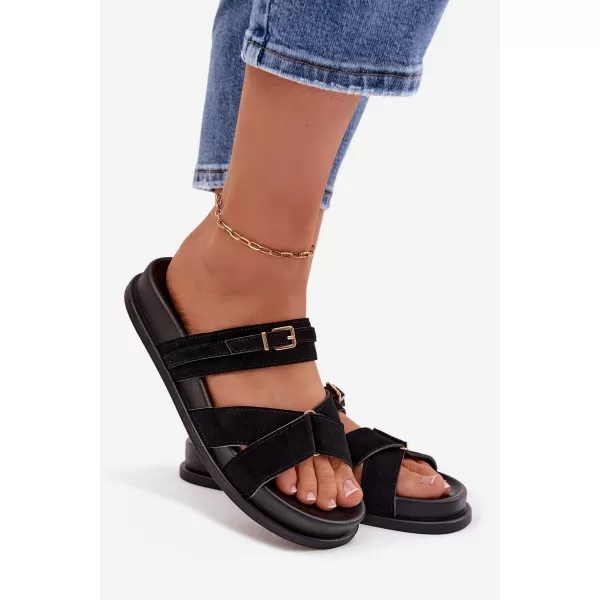  Dámske šľapky BOTO SELORINA 41592 BLACK 