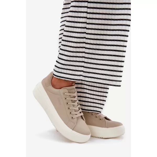  Dámske tenisky BIG STAR RR274465 BEIGE Big Star Shoes 