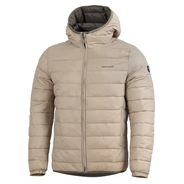  Kabát PENTAGON AURORA 2.0 PUFFER HOODED JACKET K08048-2.0 KAKI 