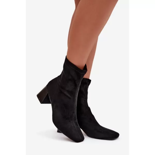  Dámske topánky na podpätku BOTO OLIANNE 40587 BLACK 