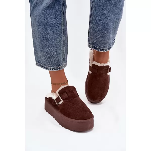  Dámske snehule BOTO JESSINA 40605 MARRON 