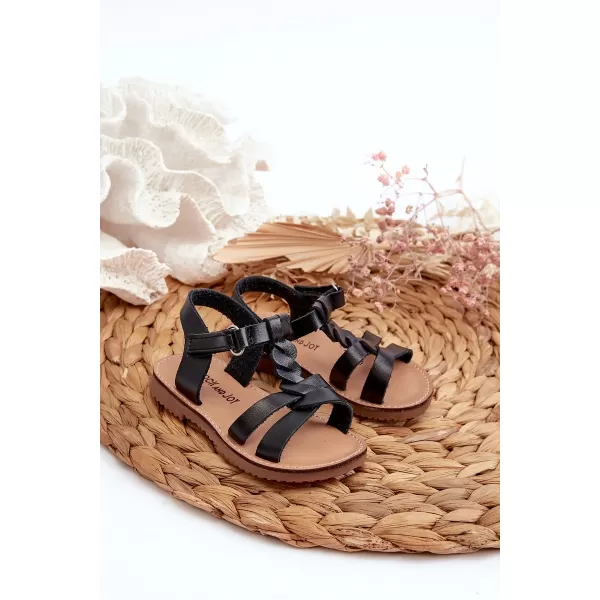  Detské sandále BOTO SARNIEMA 32346 BLACK 