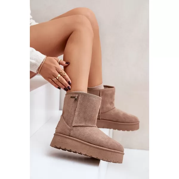  Dámske topánky BIG STAR OO274A097 BEIGE Big Star Shoes 