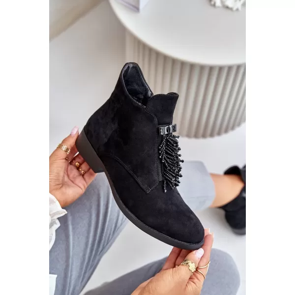  Dámske topánky S.BARSKI HY42-715 BLACK 